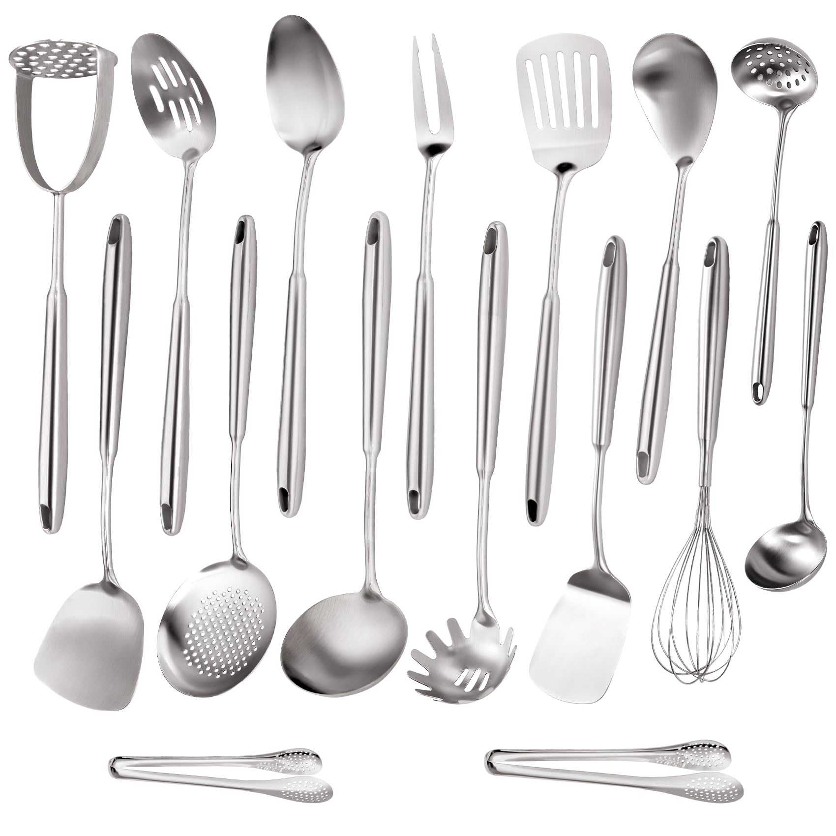 Stainless Steel Kitchen Utensil Set - 12 Piece -7