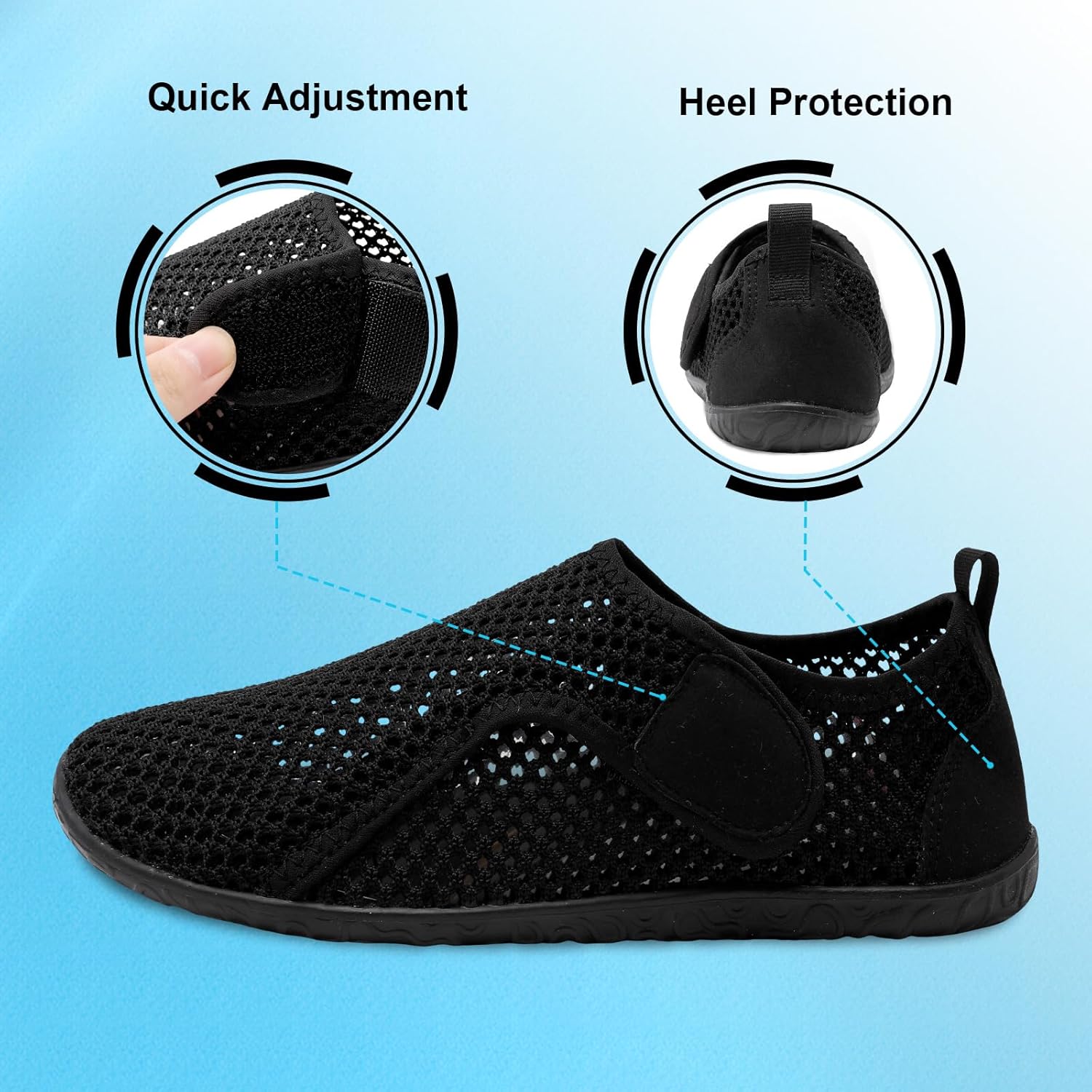 XIHALOOK Water Shoes for Women Men Quick Dry Lightweight Aqua Barefoot for Beach Swim Pool Surf Yoga Sports - Image 4