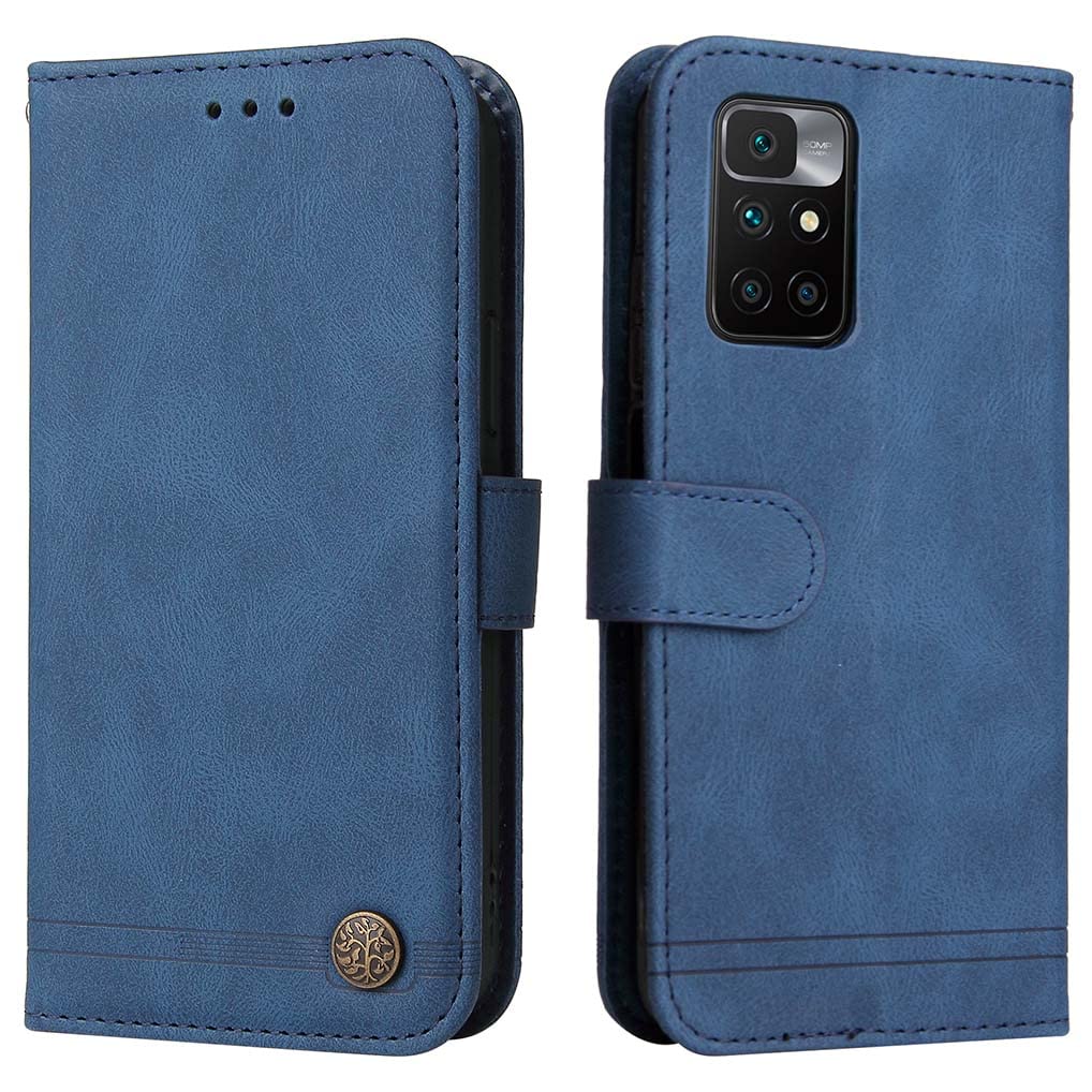 SEAHAI Cover per Xiaomi Redmi Note 10 PRO 4G, Custodia Pelle Flip Portafoglio con Kickstand/Slot per Schede/Protezione RFID, Premium PU/TPU Antiurto Magnetica Libro Case - Nero