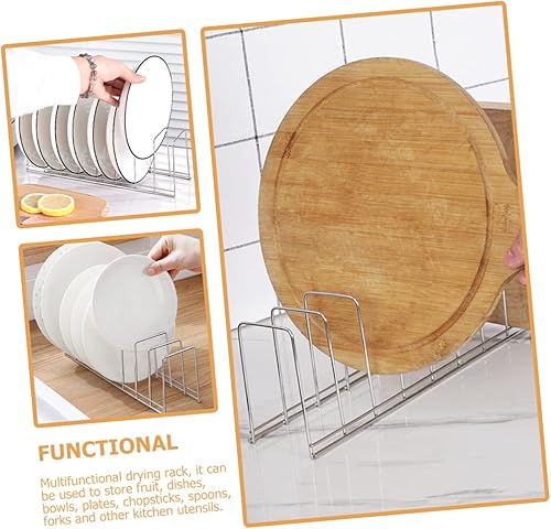 Miniatura 4 de Soporte multiusos para platos de cocina, escurridor de platos para encimera, escurridor de platos