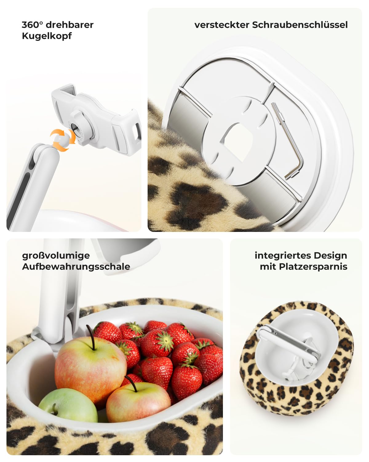SupeDesk Tablet Halterung Bett,Kindle Halterung Kissen,iPad Ständer,kompatibel mit 4–11" Geräten,Handyhalterung,Kindle Halter für Sofa,Schoß,Bett, zum Lesen und Videoschauen, kuschelig weich & bequem