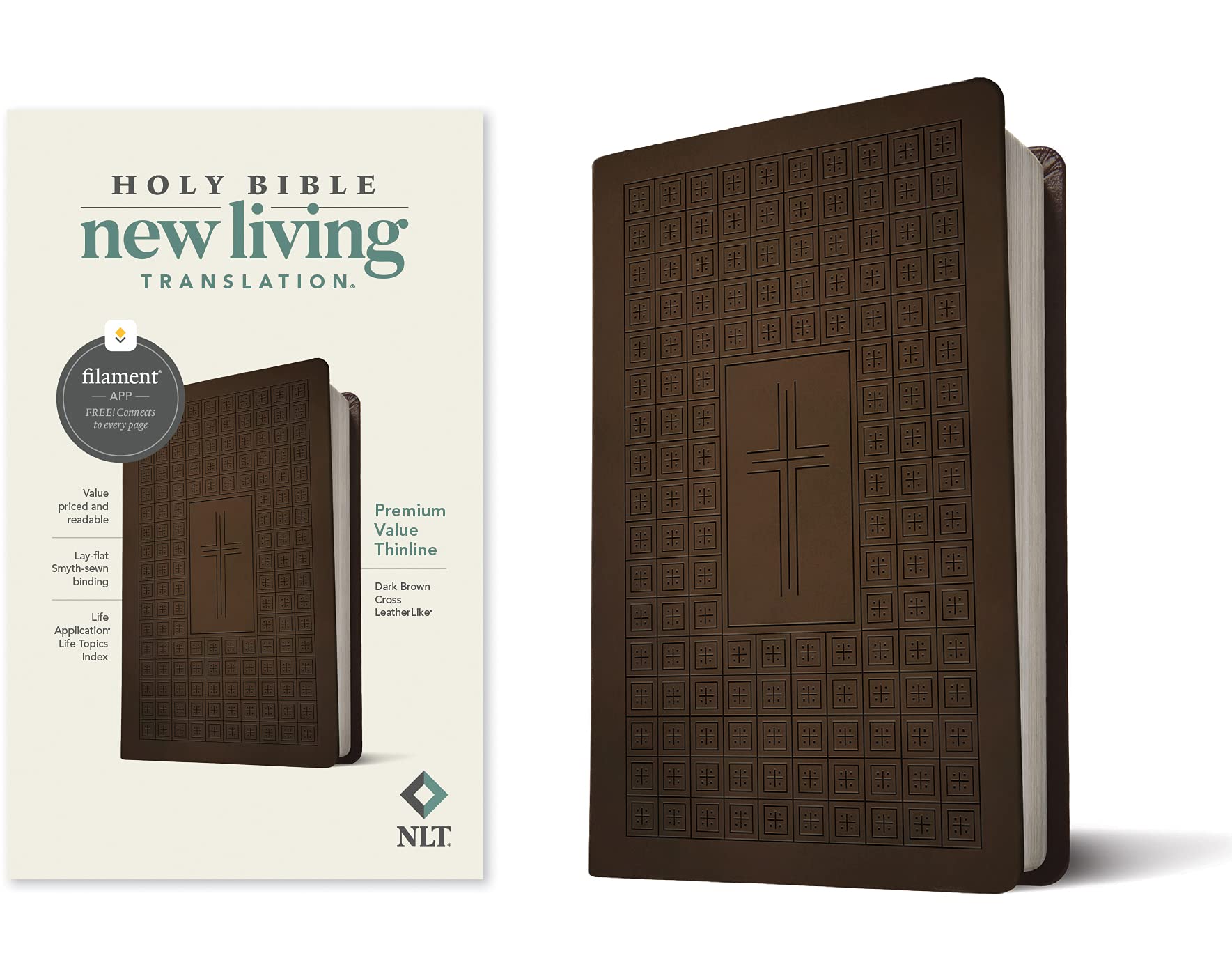 NLT Premium Value Thinline Bible, Filament-Enabled Edition... - Tyndale