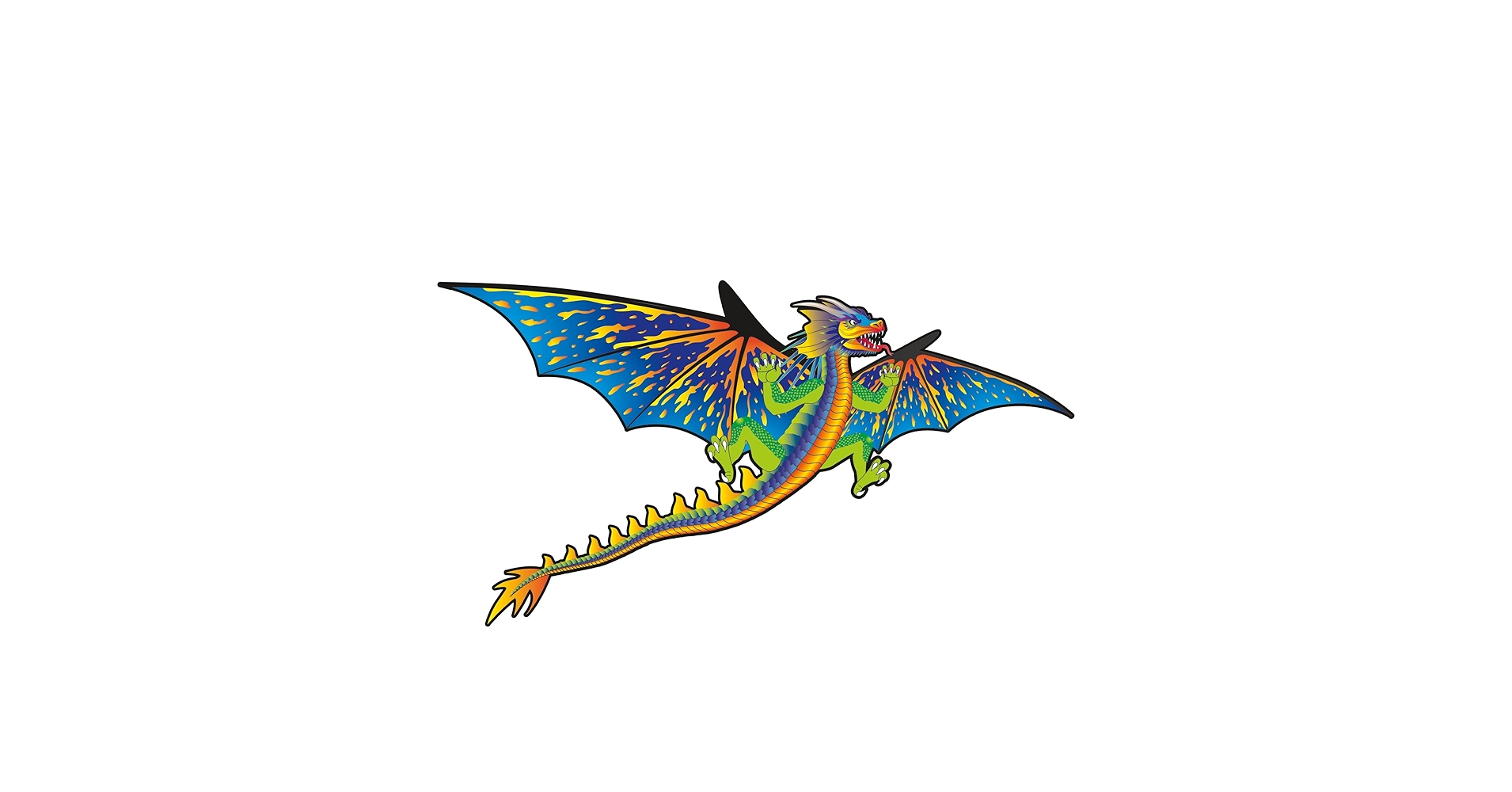 Amazon.com: WindNSun Supersize Blue Dragon w/ 3D Head