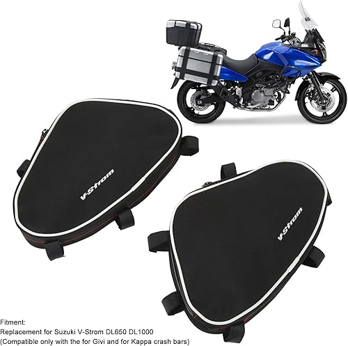 Miniatura 5 de Bolsas de barras de choque para marco de parachoques, 2 piezas de barras de choque para marco de motocicleta, herramienta de reparación de bolsa,