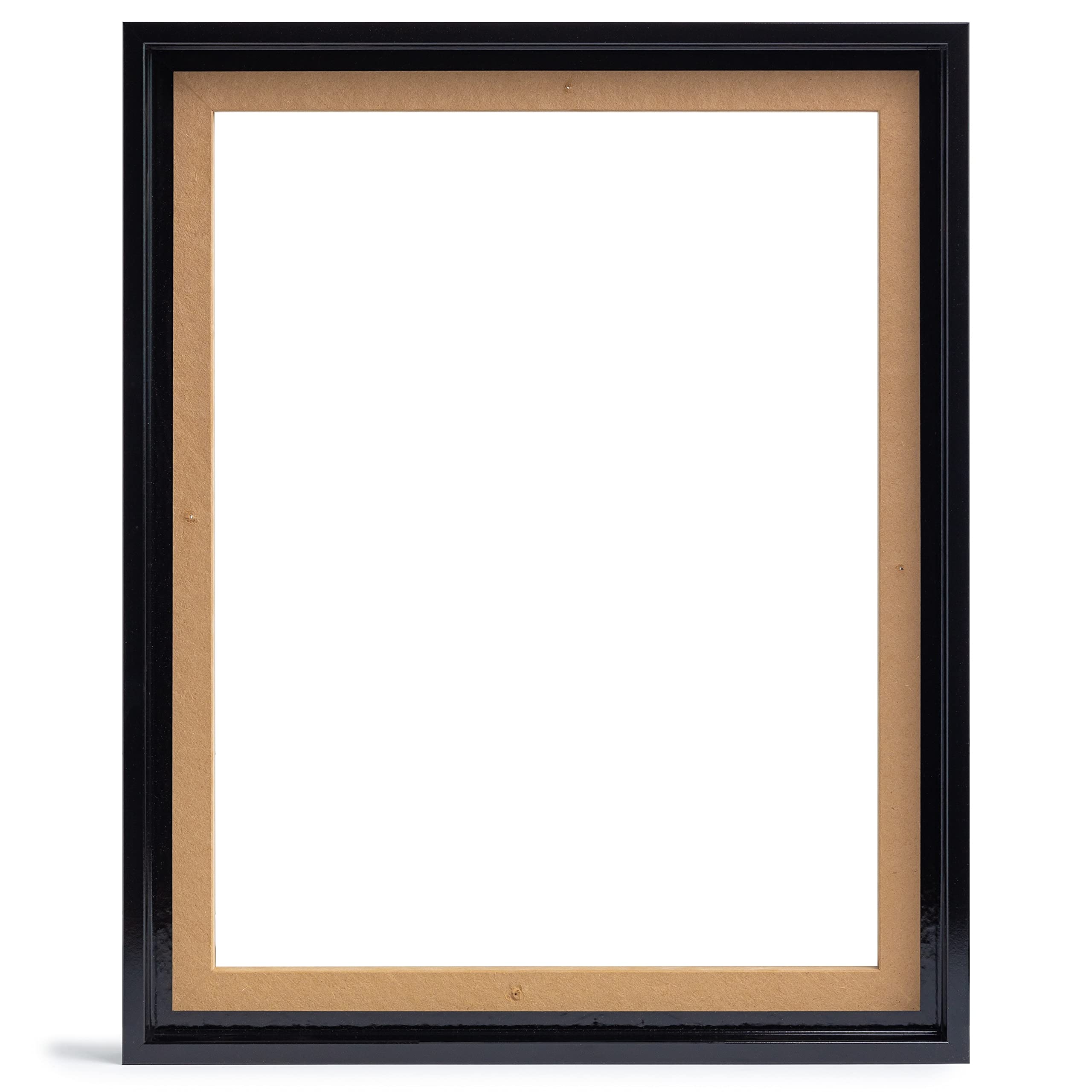 Ramka na zdjęcia pusta ramka na płótnie obrazy na blejtramie | format 75 x 98 cm kolor czarny połysk