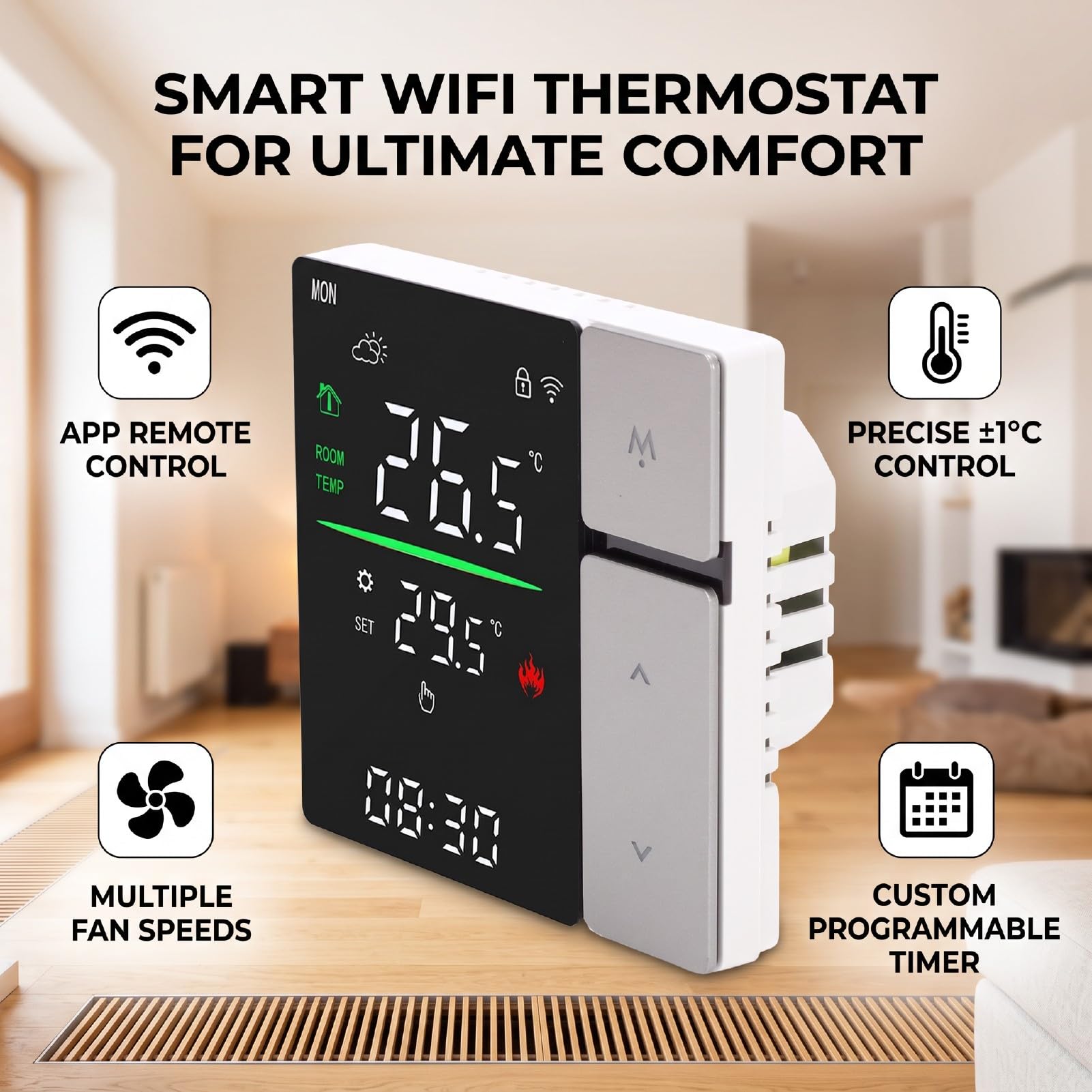 Inteligentny Termostat Wi-Fi do Domu