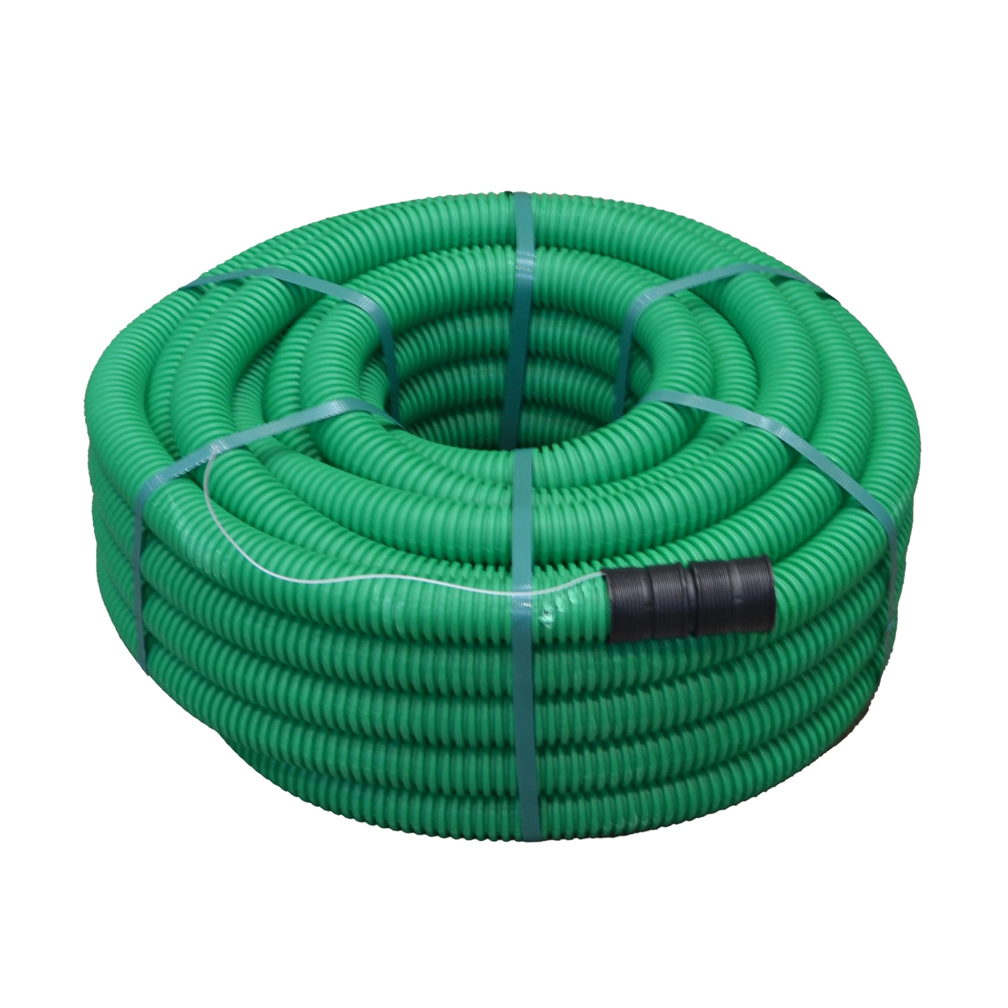 Jardibric - Gaine Annelée Verte Ø40 mm 50 m - Gaine Télécom Protection Câble Enterré PEHD