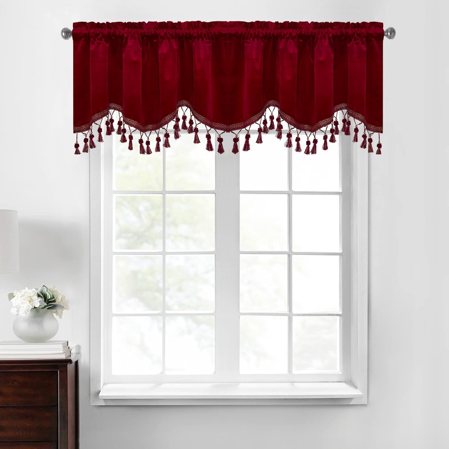 StangH Bundle Velvet Body Pillow Cover & Velvet Valance