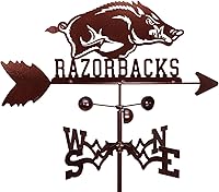 Vista 2 de SWEN Products Arkansas Razorbacks Veleta (estaca de jardín incluida)