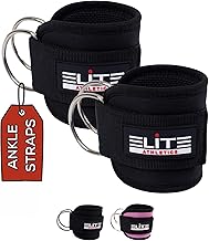 Ankle Strap for Cable Machine (Pair), Adjustable Ankle Cuffs for Cable Kickbacks