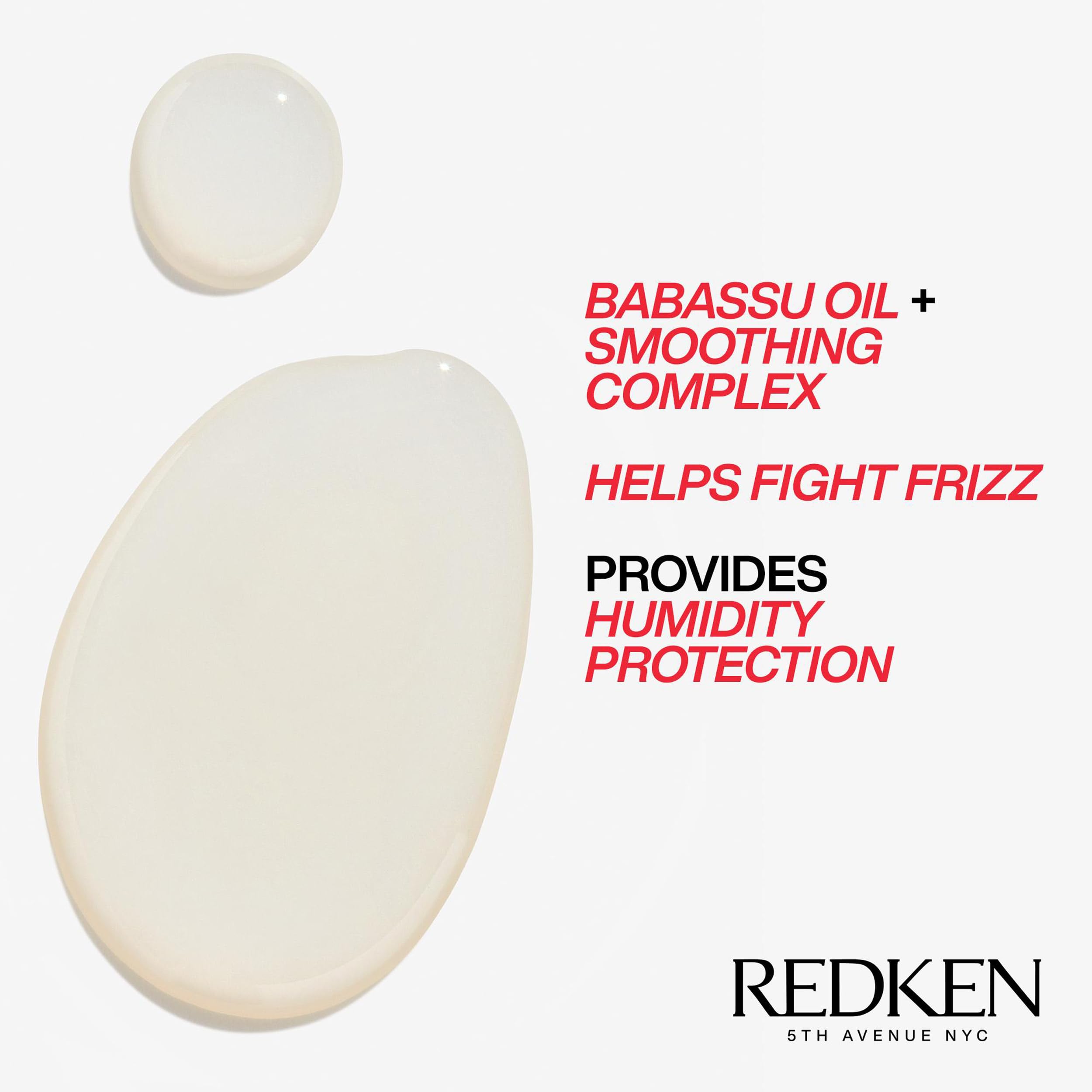 Redken | Olejek Przeciwdeszczowy do suchej pogody, Wszystkie rodzaje włosów od cienkich do grubych, Anti-Static Oil, Frizz Dismiss, 125 ml