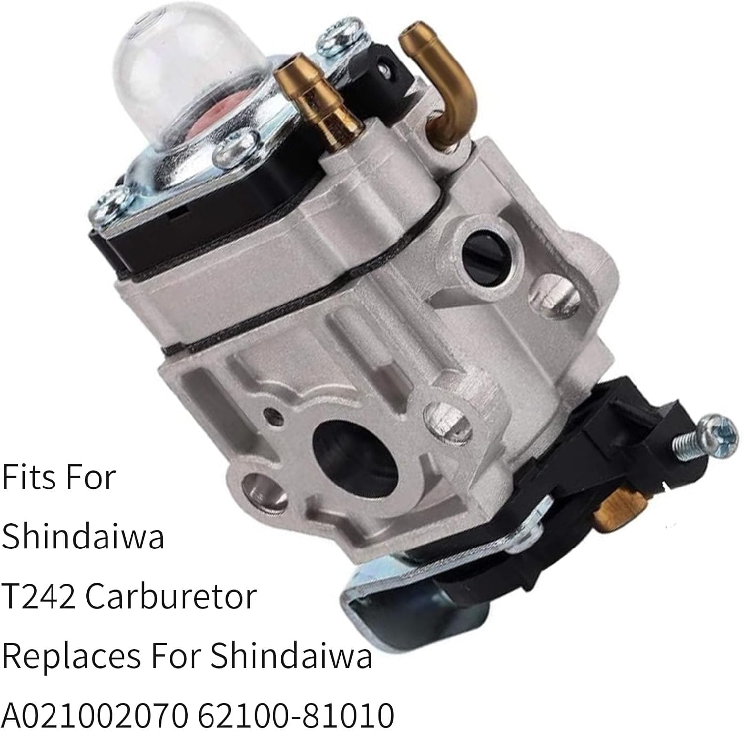 Compatible with T242 A021002070 Carburetor for Shindaiwa T242X AH242 AHS242 C242 LE242 String Trimmer Weed Eater A021002070 Carburetor for Poulan Pro PR2322 23cc gas hedge trimmer