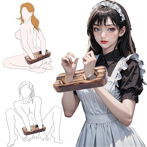 Wooden Handcuffs for Roleplays