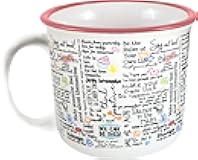 Spoontiques Ceramic Camper Mug, 14oz - Microwave & Dishwasher Safe, for Cold & Hot Beverages - Positive Affirmations