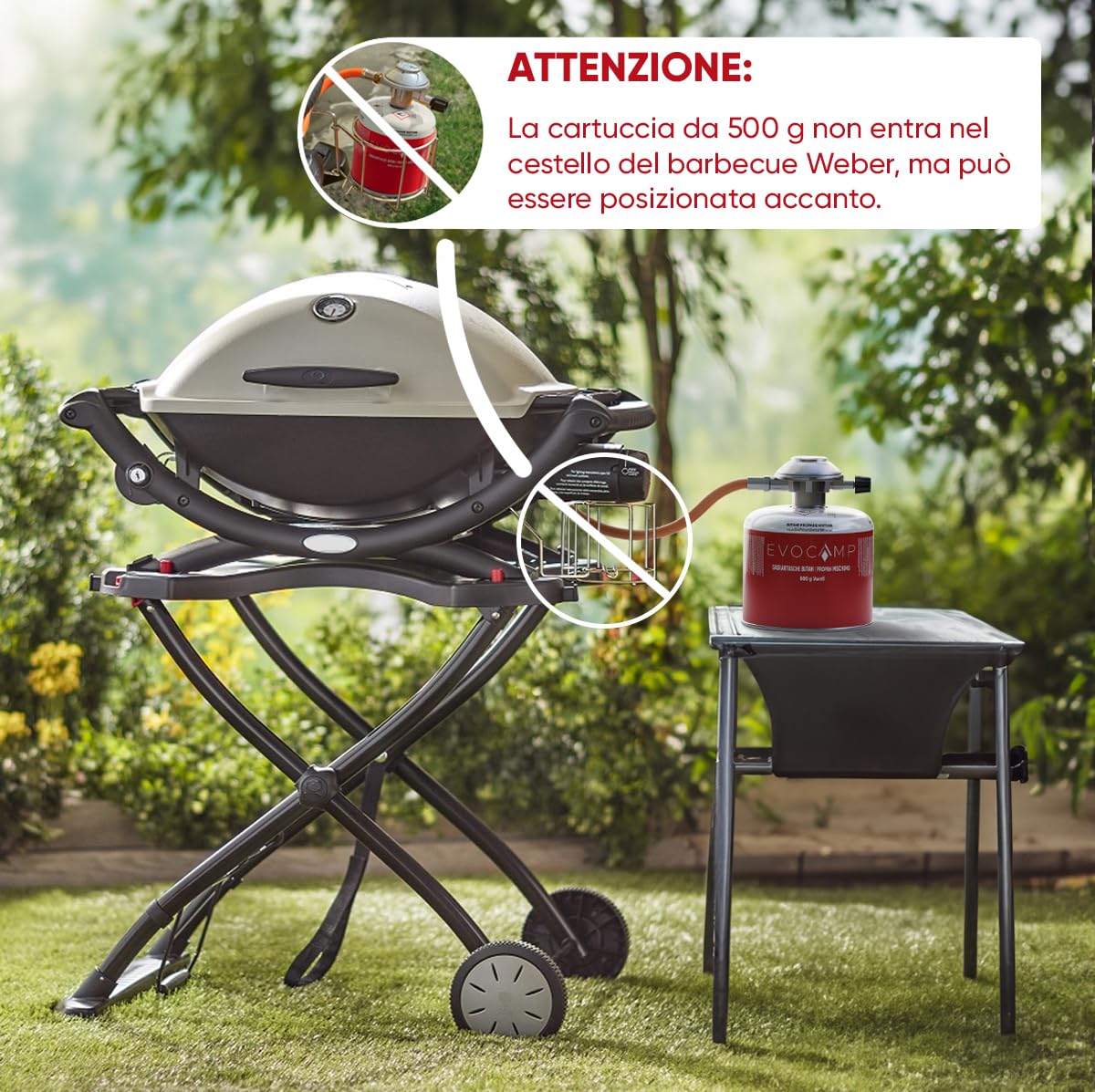 2X Cartucce di gas butano da 500g, cartuccia a vite con gas butano/propano 899 ml, cartuccia di gas conforme alla norma EN 417, cartuccia a valvola con chiusura a vite