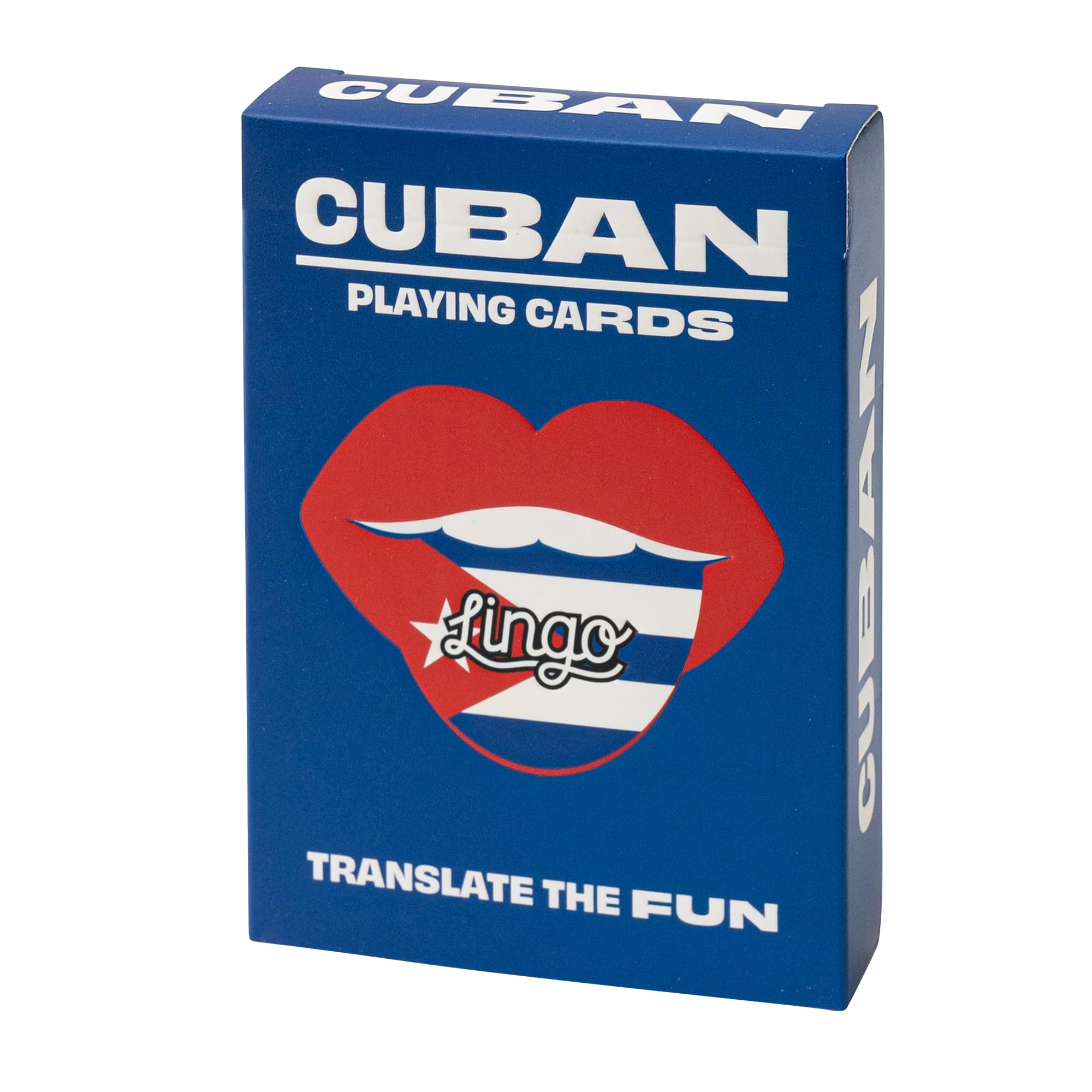 Cuban Lingo Playing Cards | Travel Flashcards | Learn Cuban Vocabulary in A Fun & Easy Way | 52 Essential Translations