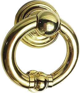 Batacchio Portone In Ottone Massiccio - Stile Vintage Per Porte In Vetro E Legno | Elegante E Resistente - Foto 7