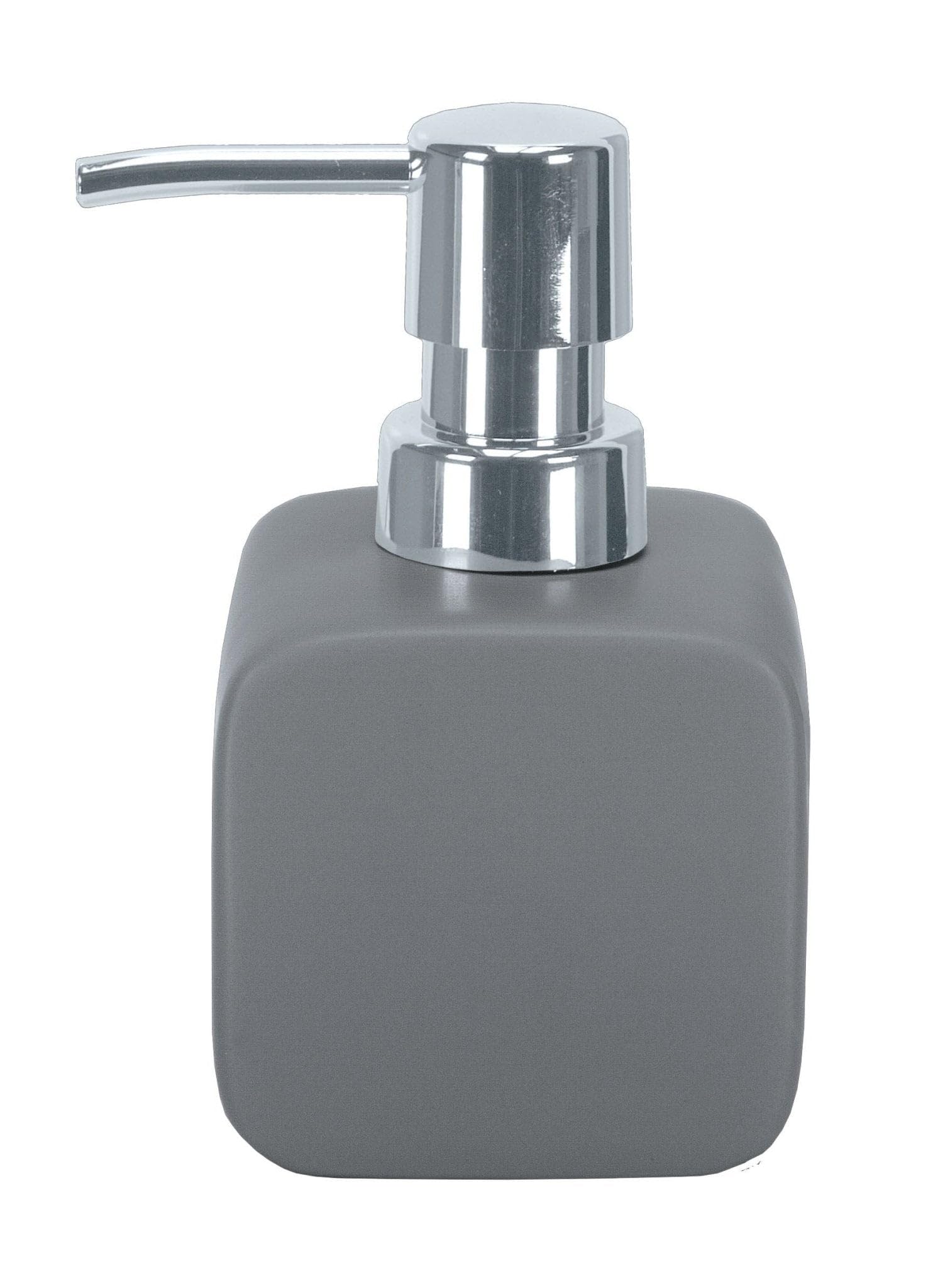 Kleine Wolke Stoneware Cubic Soap Dispenser, Anthracite