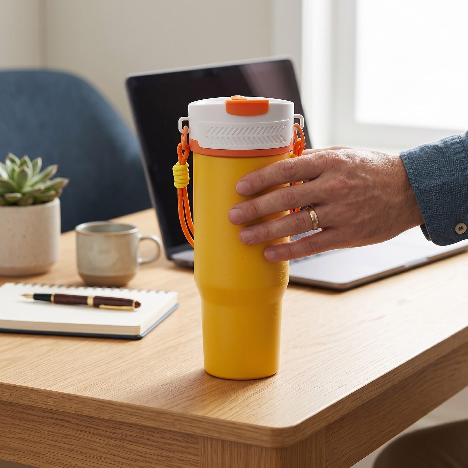 XUMIUZIY Vaso Licuadora Recargable por USB de Acero Inoxidable 900ml