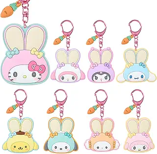 サンリオ(SANRIO) シークレットミラーラバーキーホルダー（ふっくらおみみのうさぎの会） サンリオキャラクターズ 777536