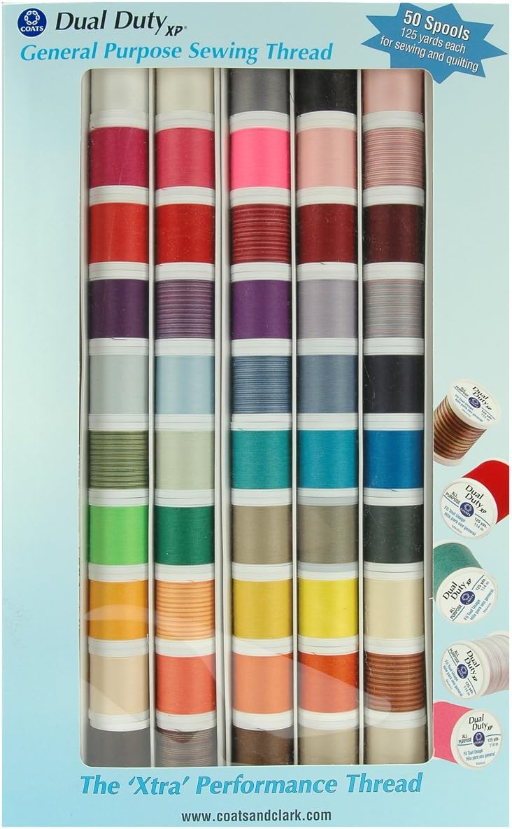 Dual Duty XP General Purpose Thread Collection, Multiple Colors