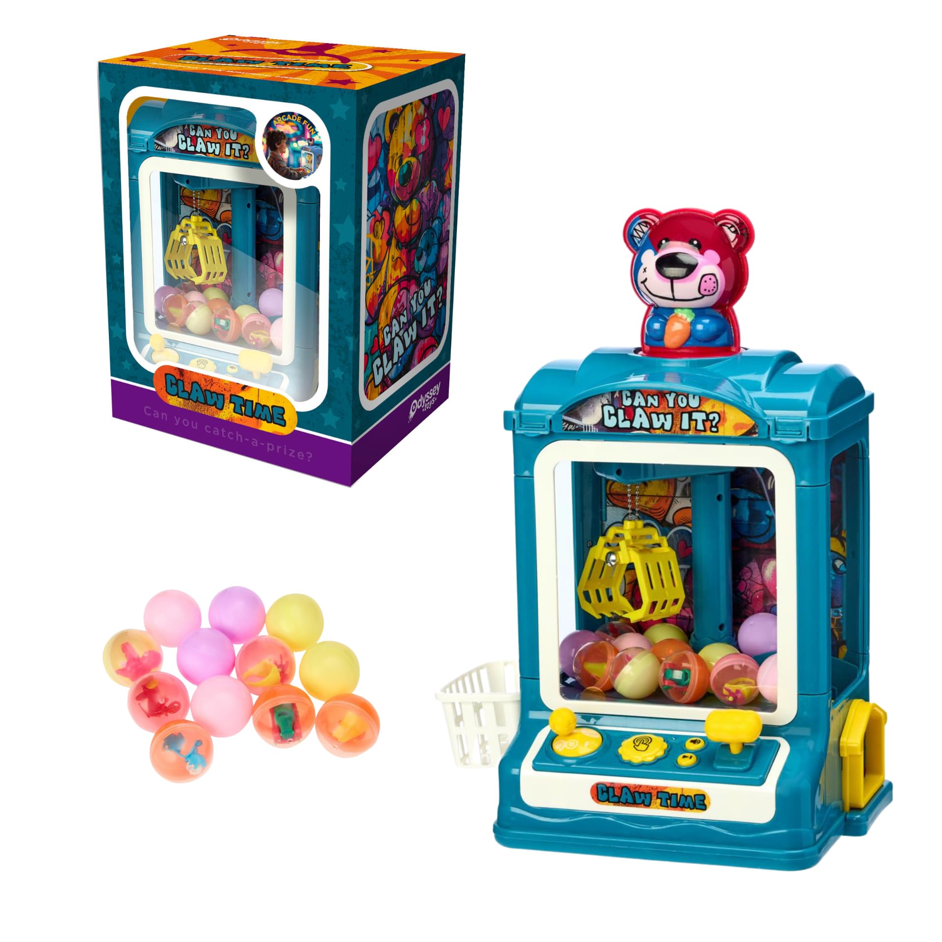 Amazon.com: Odyssey Toys Claw Time- My First Crane Game for Kids