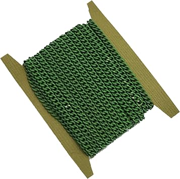 FS Brand - Colored Chain Twist Curbe. Dark Olive Green
