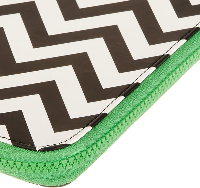 Funda PUNCHCASE Ace Zip Around para Kindle en Chevron negro/blanco miniatura 3