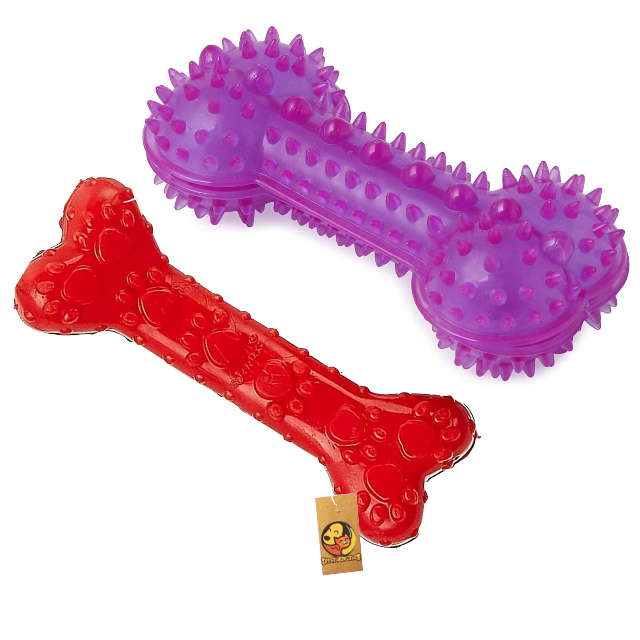 Foodie Puppies Natural Rubber Dental Bone and Spike Treat Dispenser Toy for Chewing, Training Purpose, for Small & Medium Size Dogs (B09MTDD85L) Amazon Price History, Amazon Price Tracker