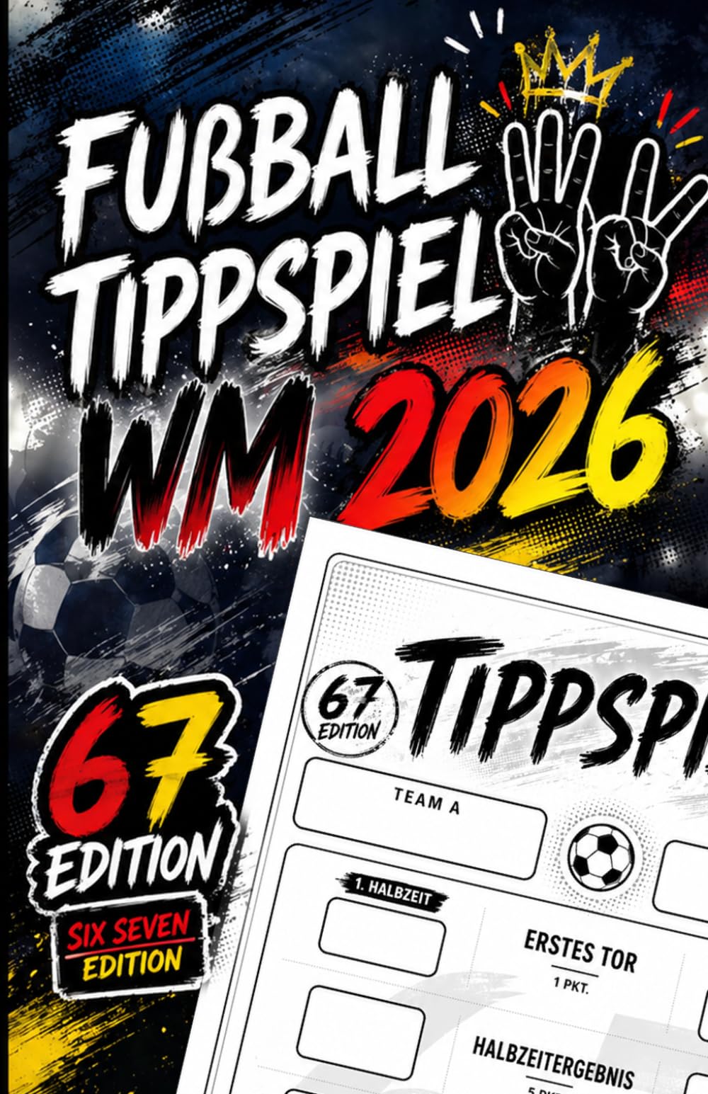 Fußball-Tippspiel zur WM 2026 – 6-7 Edition: Das Six Seven Tippheft für Fans, Freunde & Familie