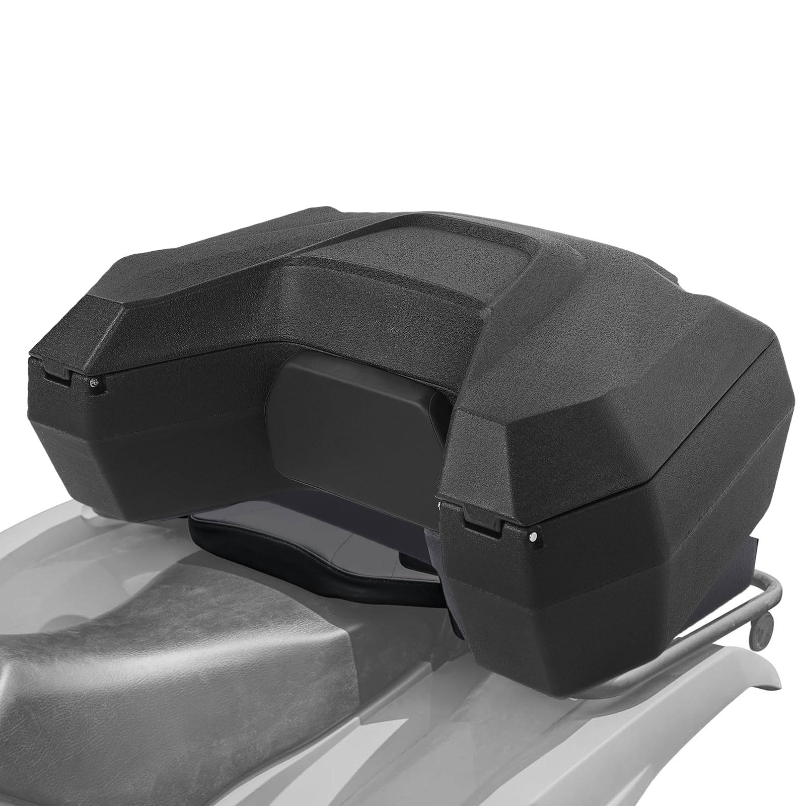 AMONIDA Caja de Almacenamiento Trasera para ATV Caja de Carga Espaciosa y Duradera con Capacidad de 98 L para Aventuras Al Aire Libre Material ABS Diseño Impermeable a Prueba de Lluvia con Cerradura