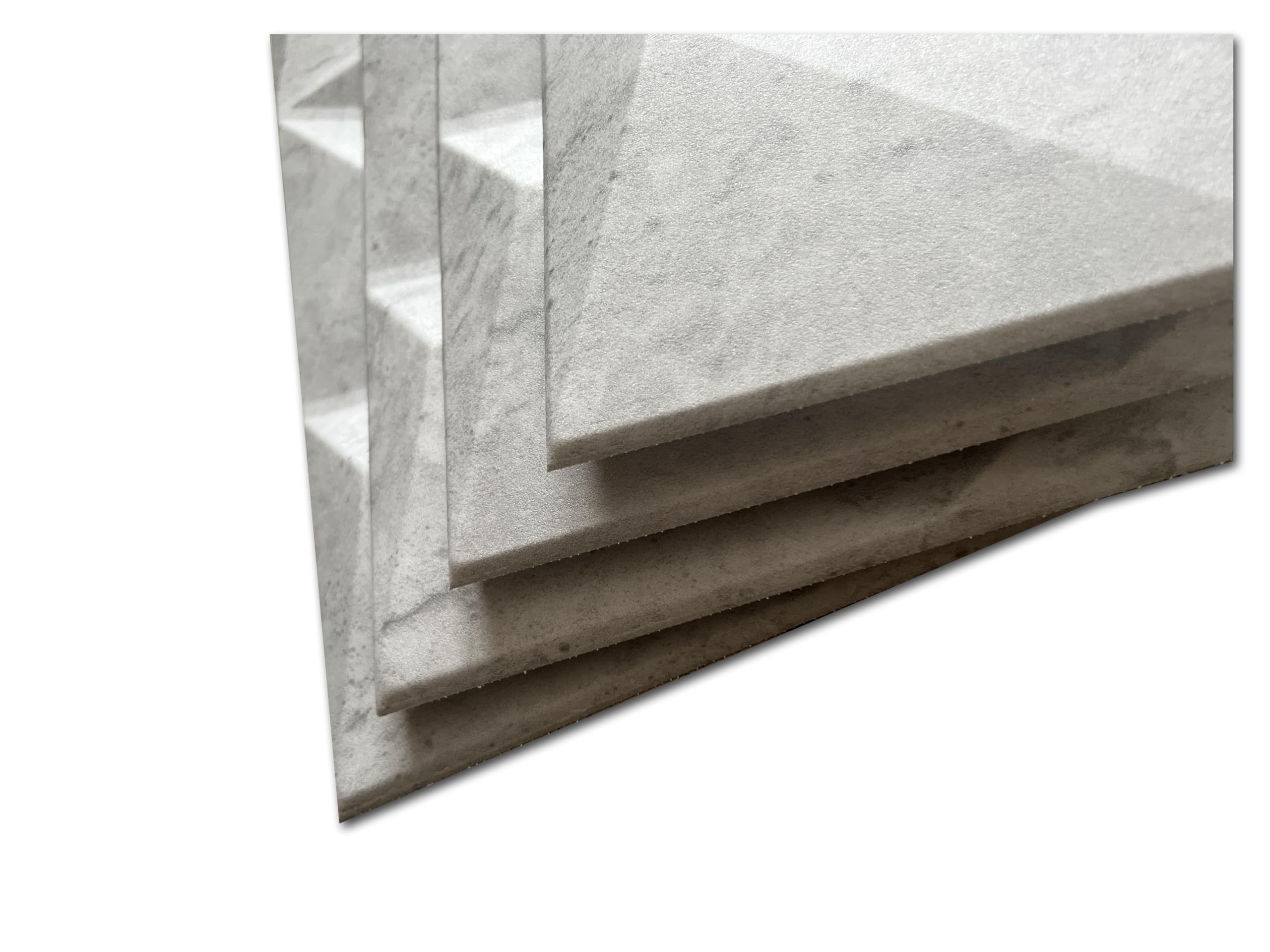 Deccart Pannelli Decorativi Per Pareti 3D - Pannelli Murali - Pannello Decorativo Parete - Polystyrène PSE - 50x50 cm Brylant 2 m², 8 pezzi, Cemento