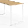 zinus jennifer modern studio collection soho / desk / table / computer desk / regular dining table / table-in-a-box / espresso finish