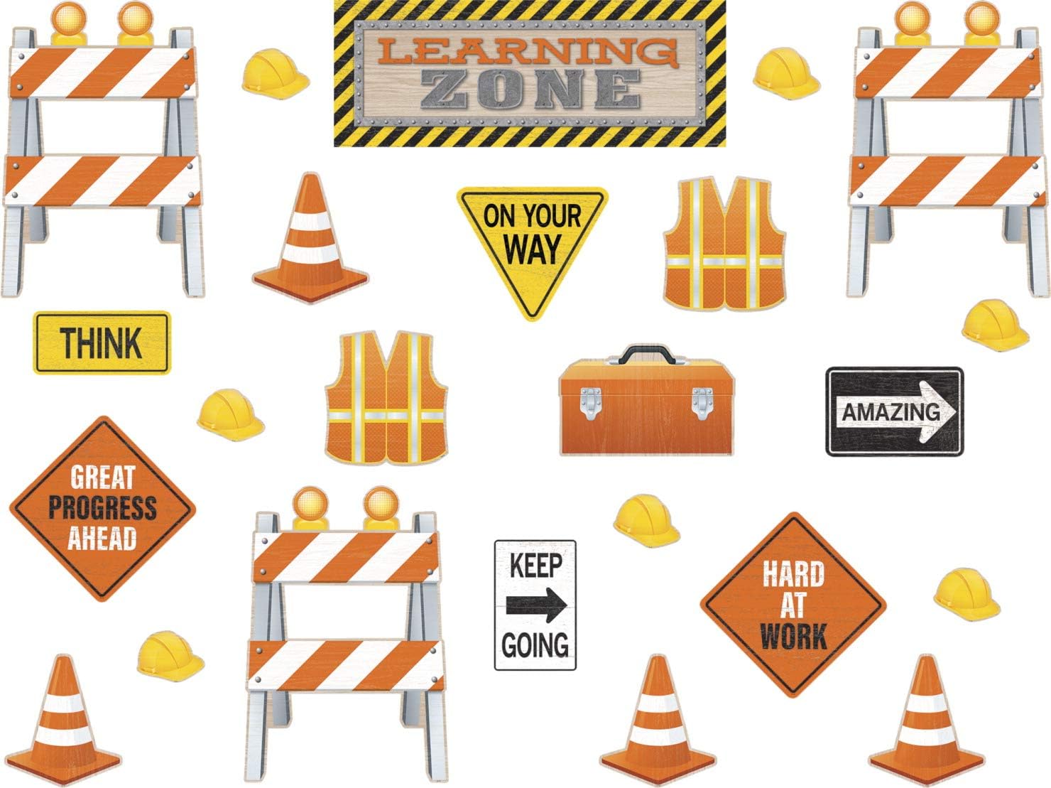 Teacher Created Resources Under Construction Bulletin Board (TCR8743)