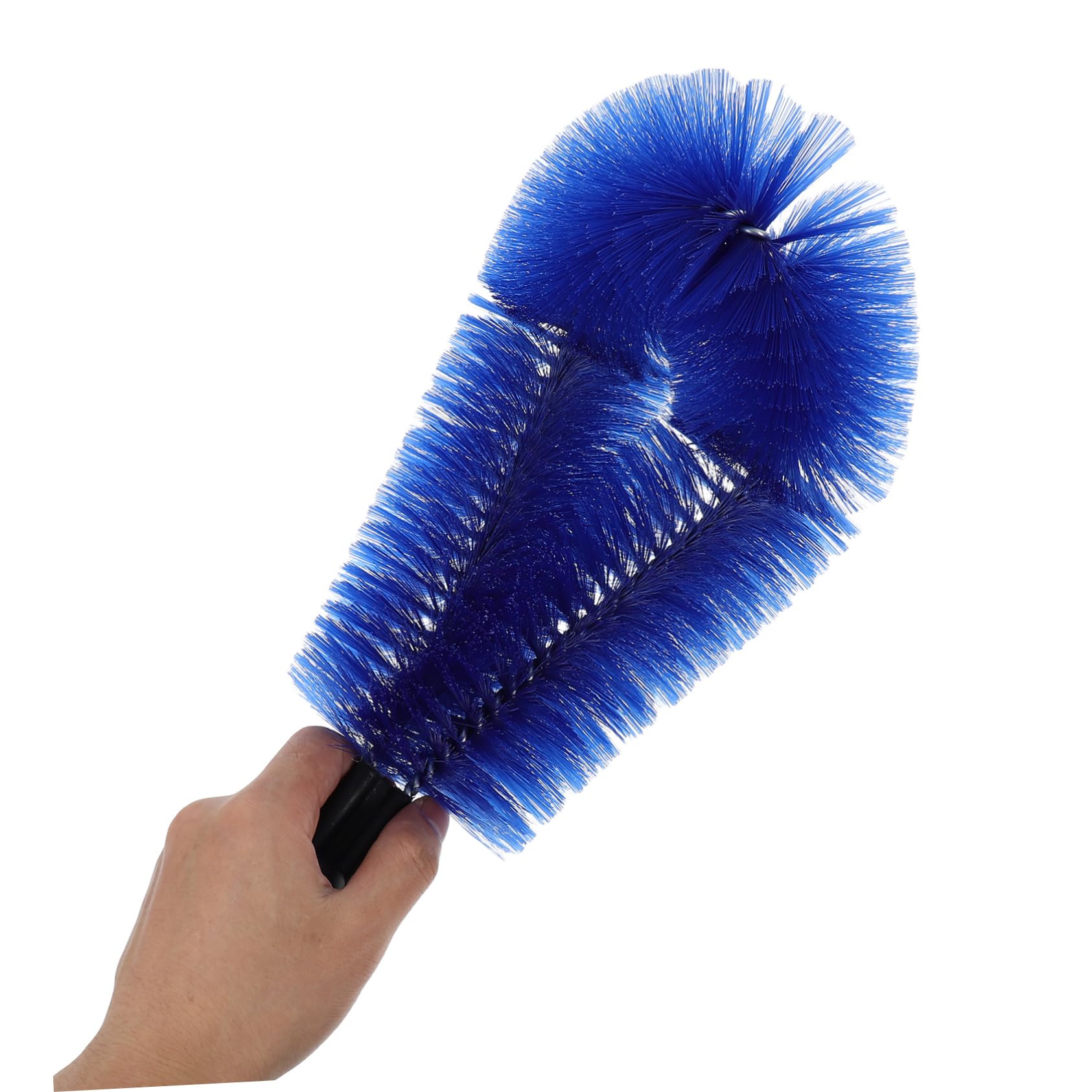 Homoyoyo Kit de Limpieza de Canalones 2piezas Cabezales de Cepillo de Nylon y Acero Inoxidable para Edificios Residenciales, Herramienta y Resistente Hogar
