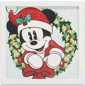 限定★ミッキーマウス サンタミッキー クリスマス プレゼント アートギャラリー 限定☆ミッキーマウス サンタミッキー クリスマス プレゼント
