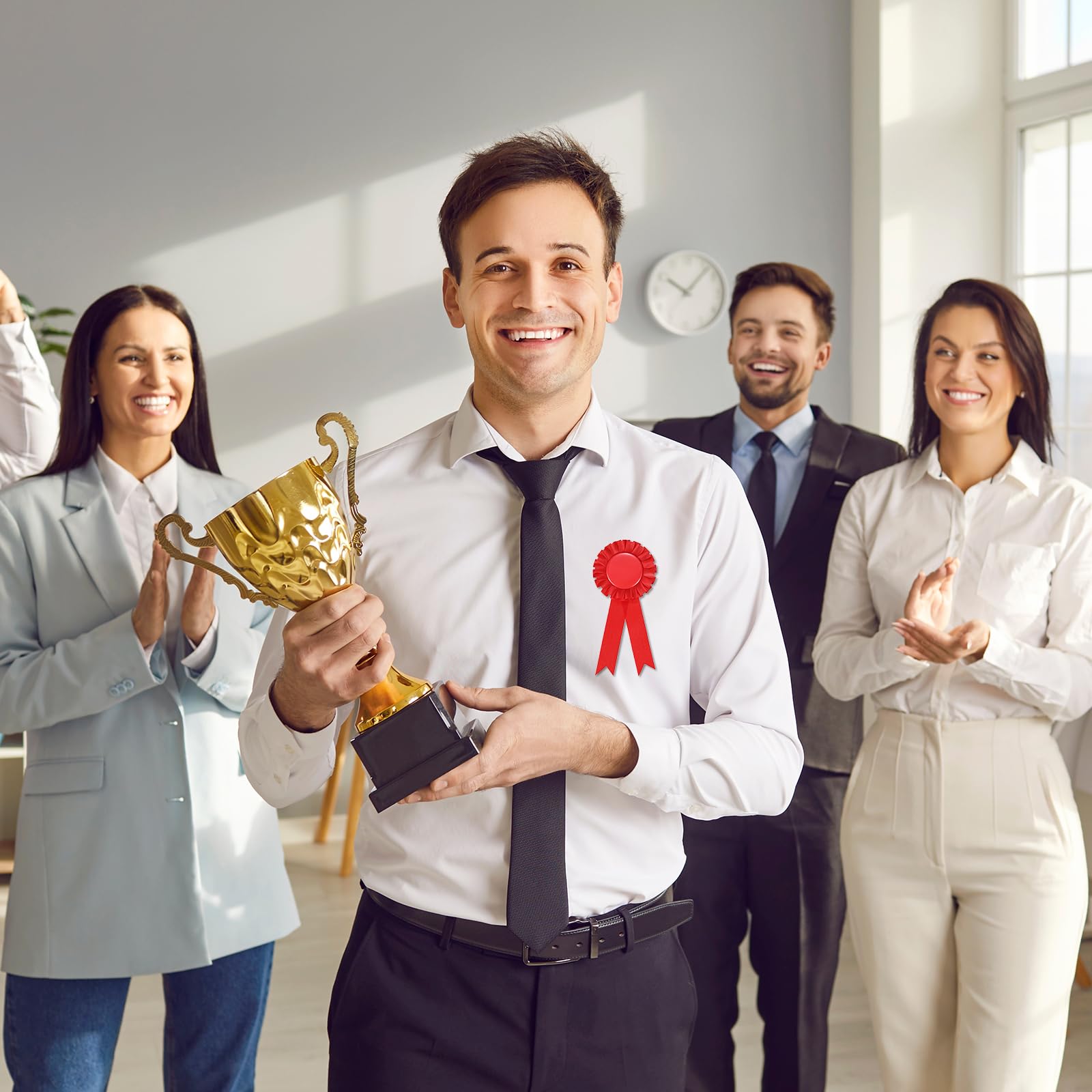 PATIKIL Cintas de Premio, Lugar Cinta de Reconocimiento en Blanco Cintas de Premio Medalla de Participación para Eventos de portivos de