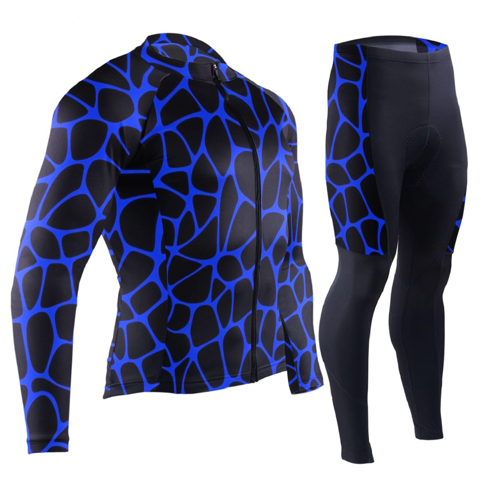 Herren-Radtrikot mit Taschen, leichte Fahrradbekleidung für Herren, 3D-gepolstert