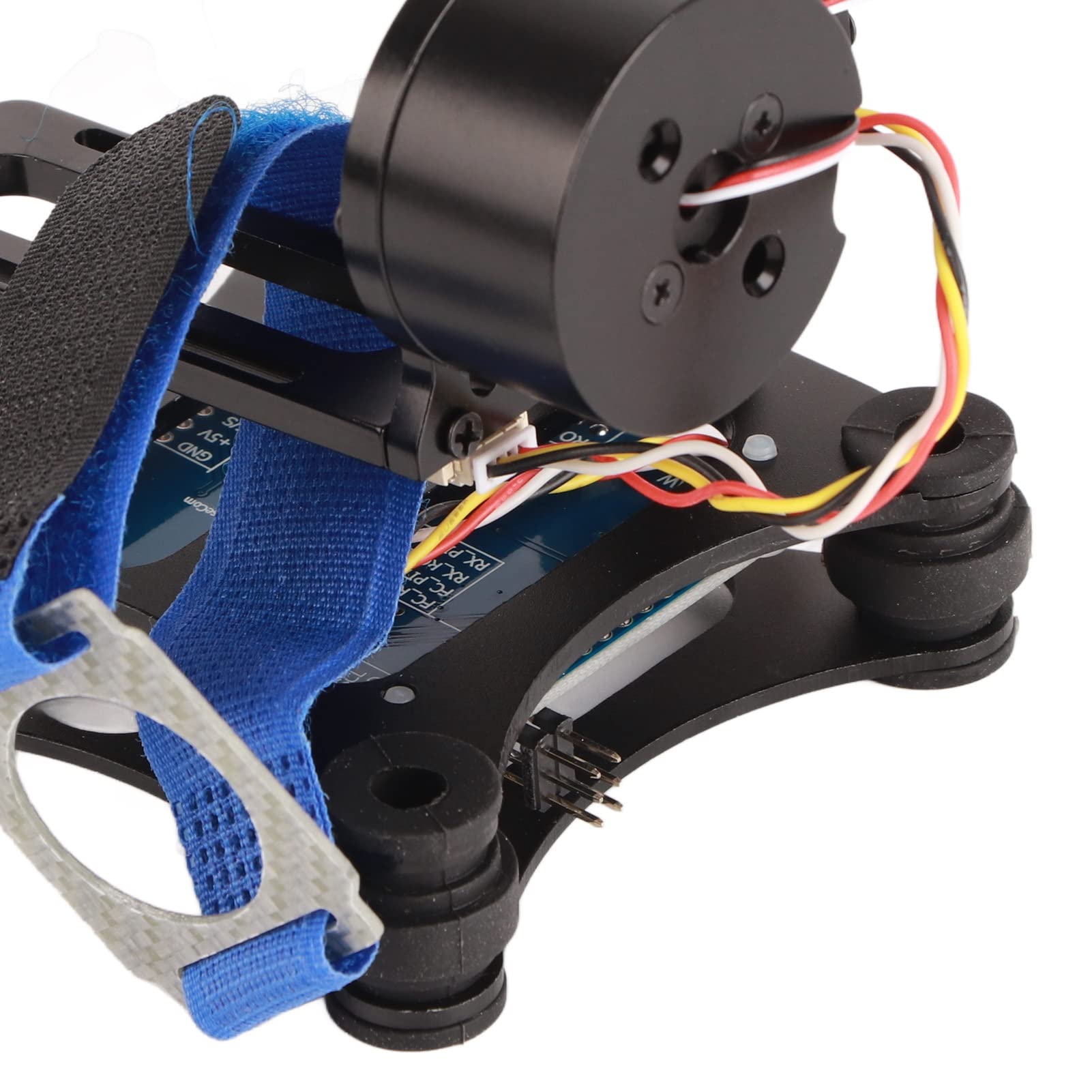 Jiawu Bezszczotkowa Płyta Gimbalowa BGC 2.2 do Części Drona z kamerą 3/3+/4, do Drona RC ze Stopu Aluminium CNC z obsługą Baterii 12V 3S, RTF Czarny (BLACK)
