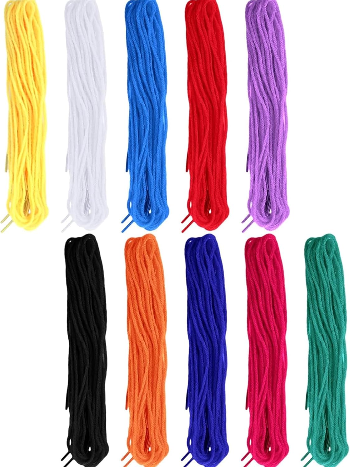 Timgle 400 Pcs Tipped Lacing Yarn for Kids Colored Threading for Beading Colorful Craft String Creative Beading Cord for Weaving Jewelry Making Crafts Arts Stringing Projects Supplies Motor Skills