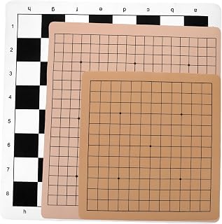 Foldable Double Sided Chess Board Mat PU 3pcs for School