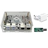 youyeetoo VisionFive2 Ver. 1.3B RISC-V Single Board Computer, 4GB RAM with WiFi 6 USB Dongle, PD Power, Acrylic Case, Fan Cooler - RISC-V Development SBC Mainboard Motherboad Support NAS Openwrt