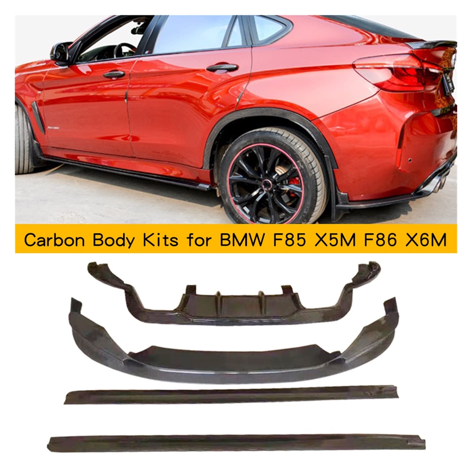 Amazon.co.jp: カーボンファイバーボディキット BMW F85 X5M F86 X6M 
