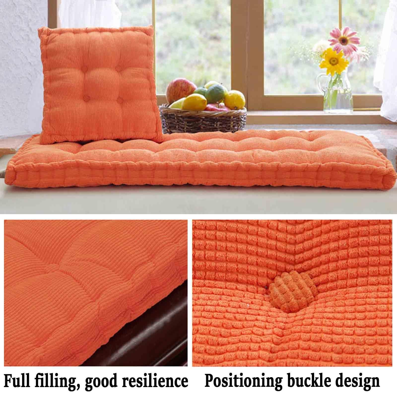Cuscino per panca da esterno, impermeabile, per panche, patio, divano, cuscino spesso, per mobili da giardino, 50 x 160 cm, comodo e