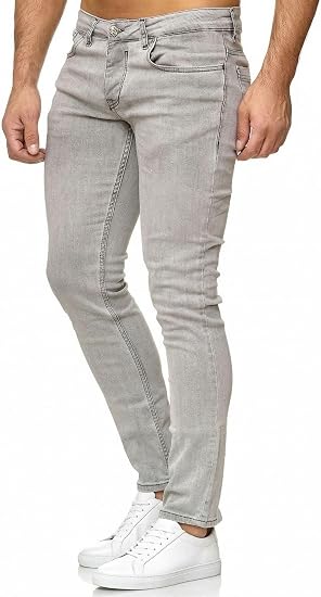 Tazzio Jeans Uomo Modello 16533 - Vestibilità Aderente Elasticizzata - Colore Nero - Taglia 34W X 36L - 3
