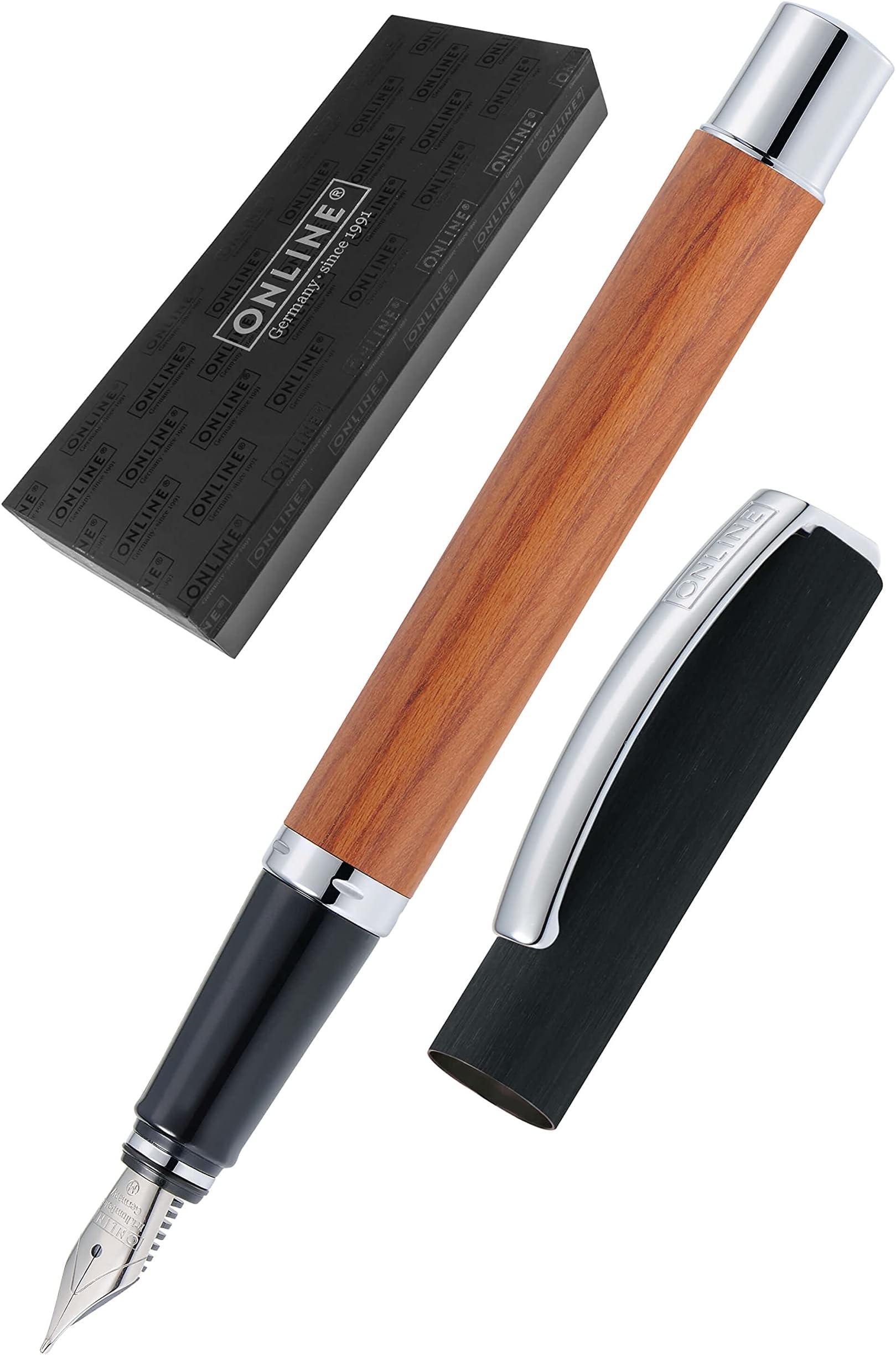 Paradise Pen Company Vision Nature Fountain Pen Set, Rosewood (36914)