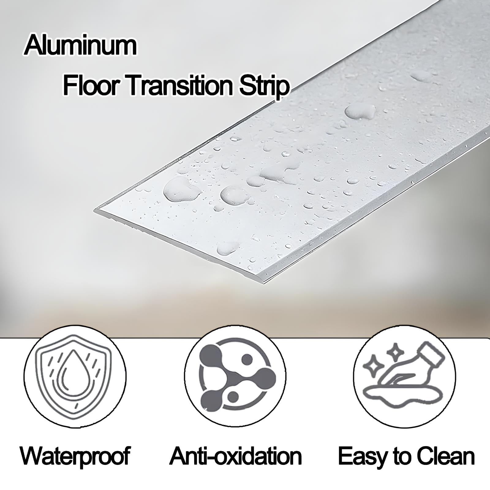 Tira De Umbral Para Puertas Impermeables Perfil De Transición Para Suelo