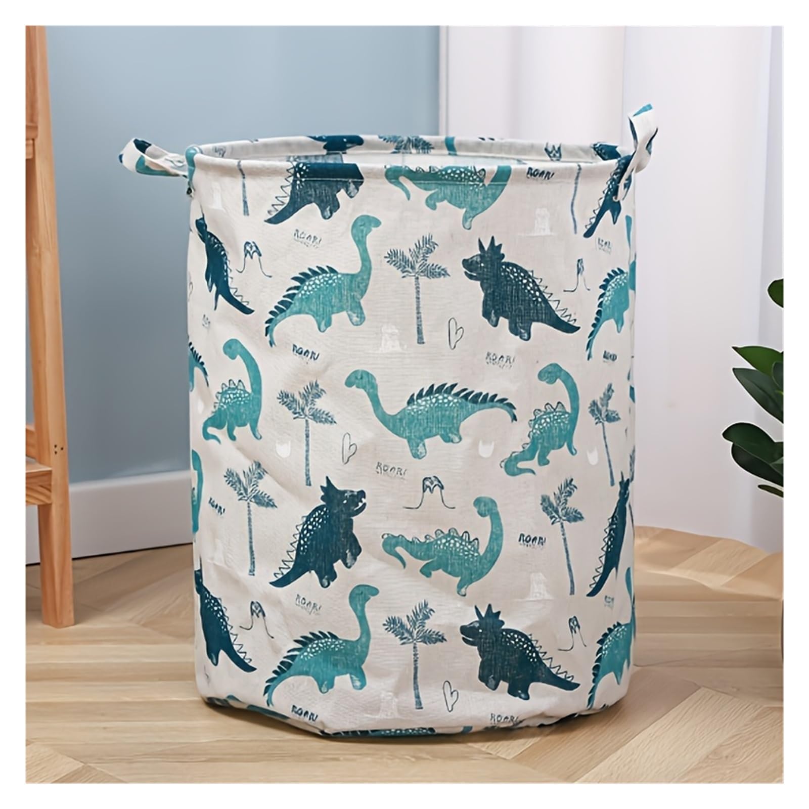 Laundry Basket Laundry Basket Sturdy Dinosaur Fabric Foldable Storage Clothes Toy Home Organization Handles Bathroom Decor