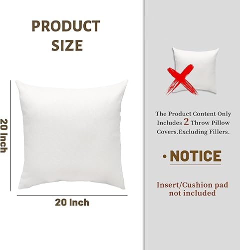 Miniatura 7 de Juego de 2 fundas de almohada de casa de ciervos de Navidad, juego de 2 fundas de cojín de pino, copo de nieve, zorro, conejo, animal, lindo y