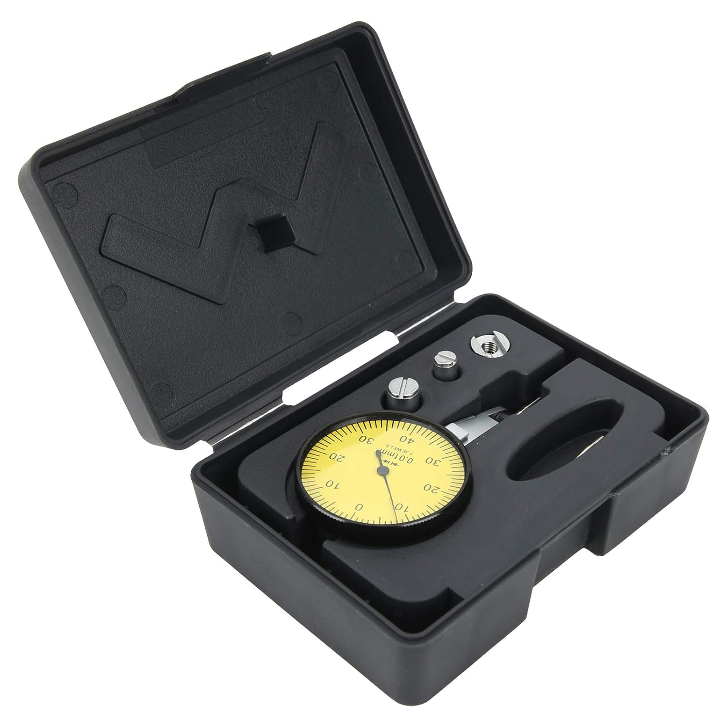 レバーダイヤルテストインジケータ、精度ステンレス钢の测定器、0 08mm。001mmの範囲。卒業、ワークピース測定のためのクリアダイ